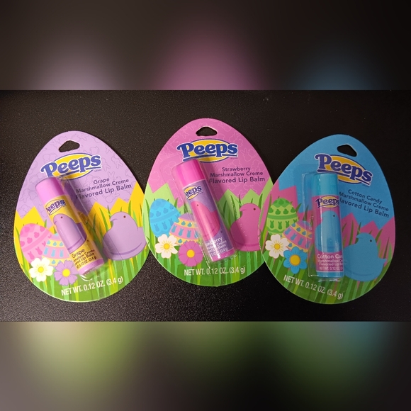 Peeps Other - 3 Lip Balms - PEEPS (New)